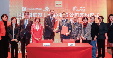 GLOBUS Events and Hannover Milano Fairs Shanghai form a JV company to strengthen their APAC's trade platforms in the flooring industry and beyond
